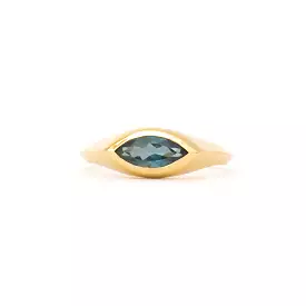 0.96 ct Marquise Sapphire Solo Signet No. 24