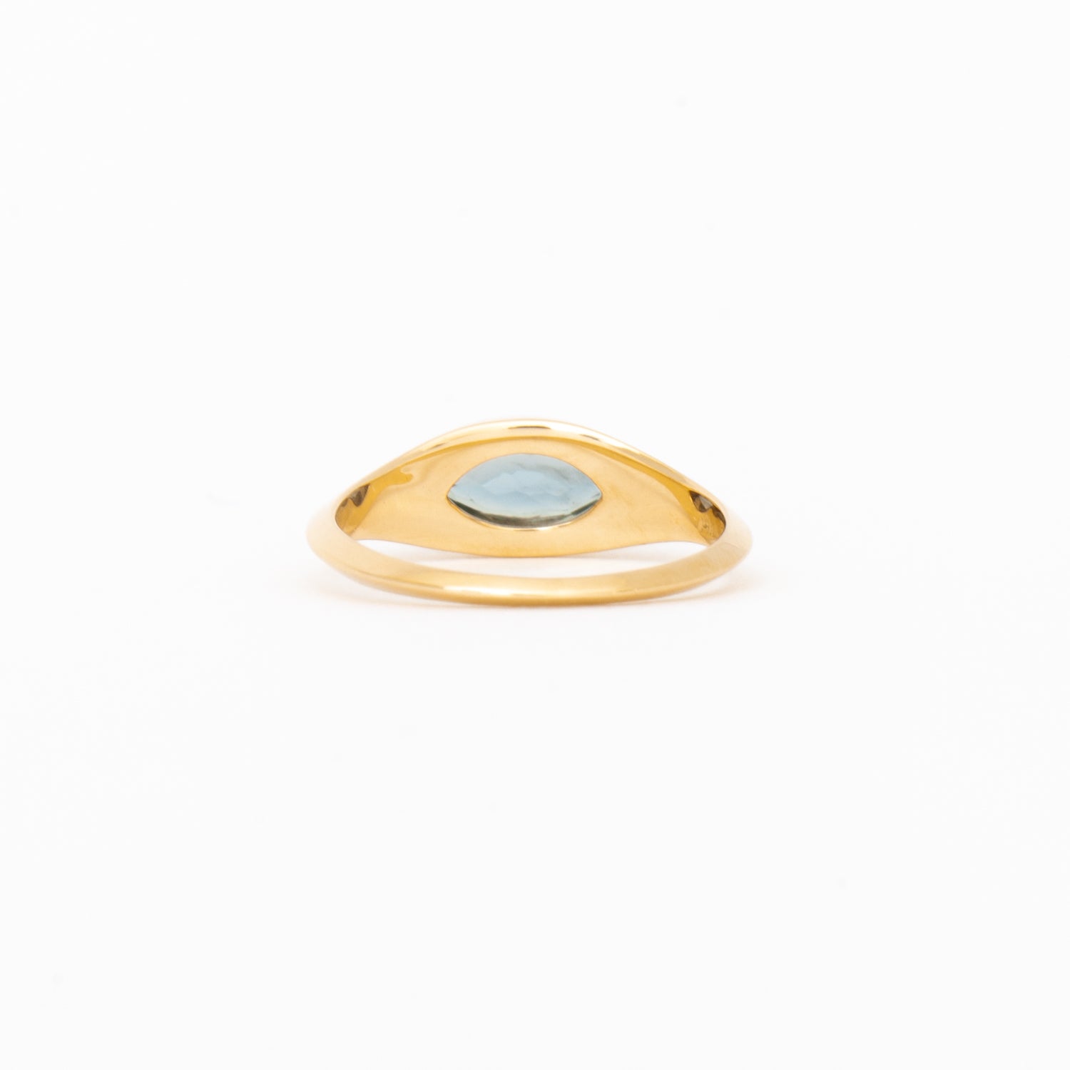 0.96 ct Marquise Sapphire Solo Signet No. 24