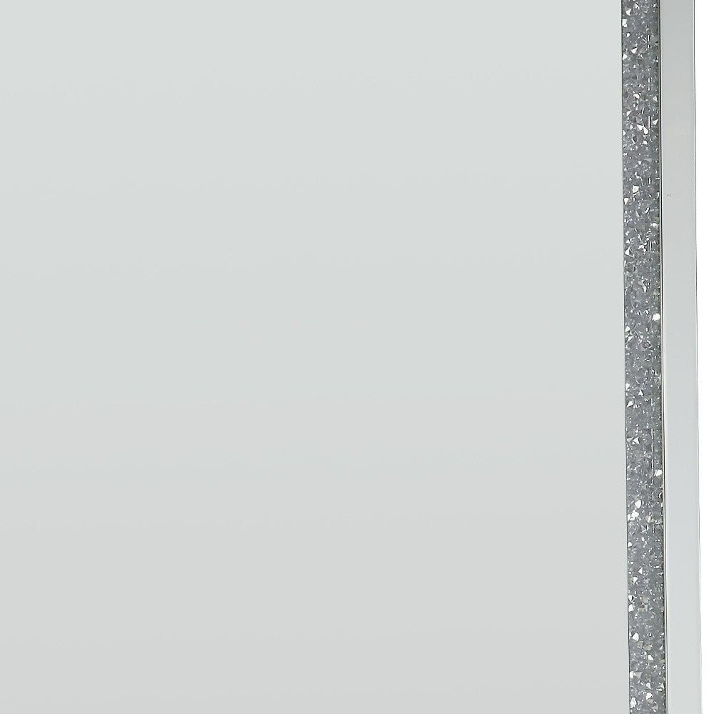 68 LED, Mirrored & Faux Diamonds Lighted Accent Mirror