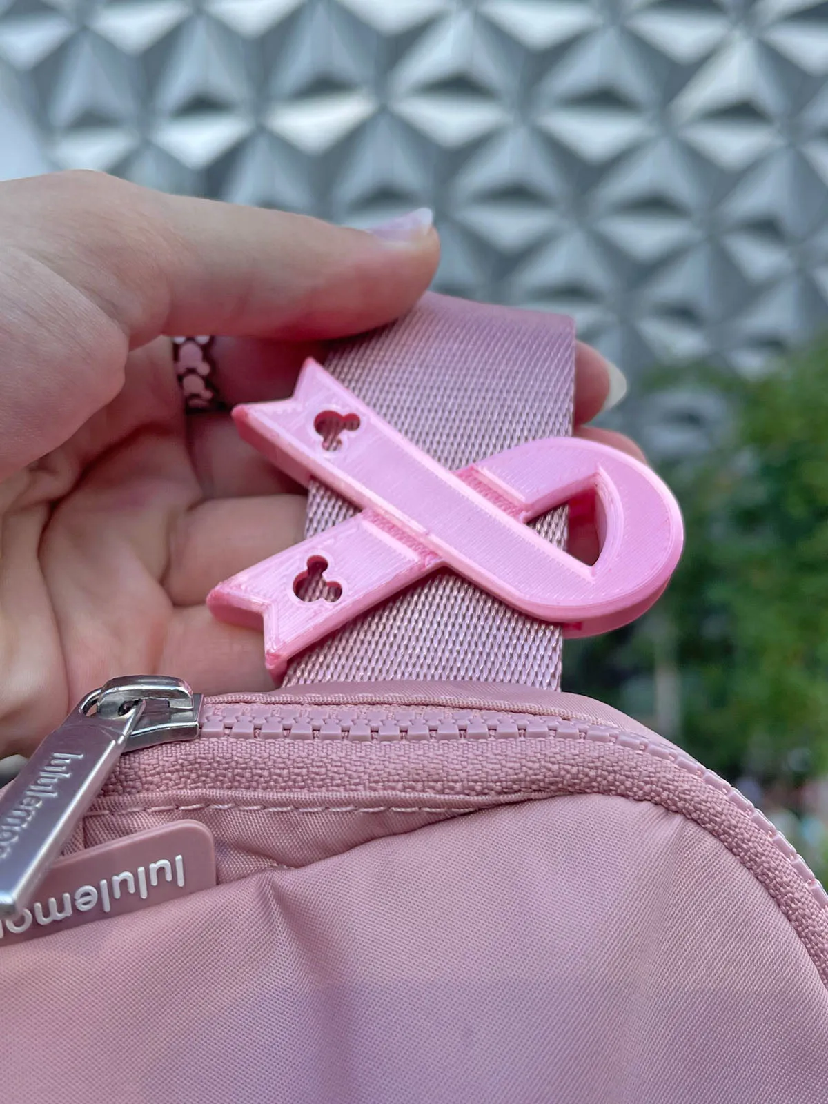 Awareness Ribbon Belt and Bag Charm