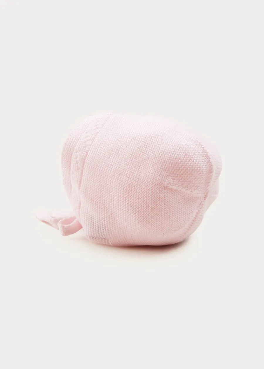 Baby Bonnet In Pink (S-L)