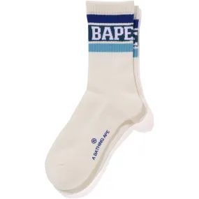 BAPE LINE SOCKS MENS