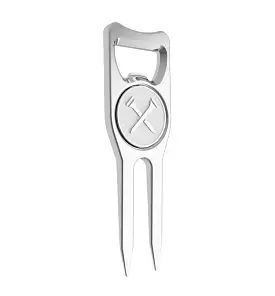 Blue Tees 6-In-1 Divot Tool Silver