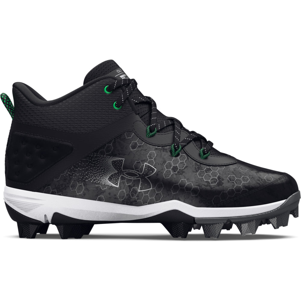 Boys' Under Armour Youth Harper 8 Mid RM Baseball Cleats