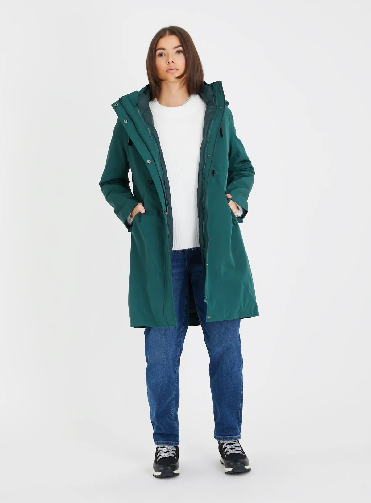 Buy Green Technical Waterproof Coat 20 | Coats | Tu