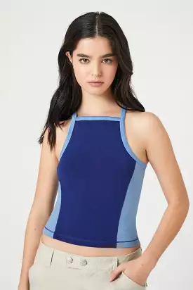 Colorblock Halter Cami