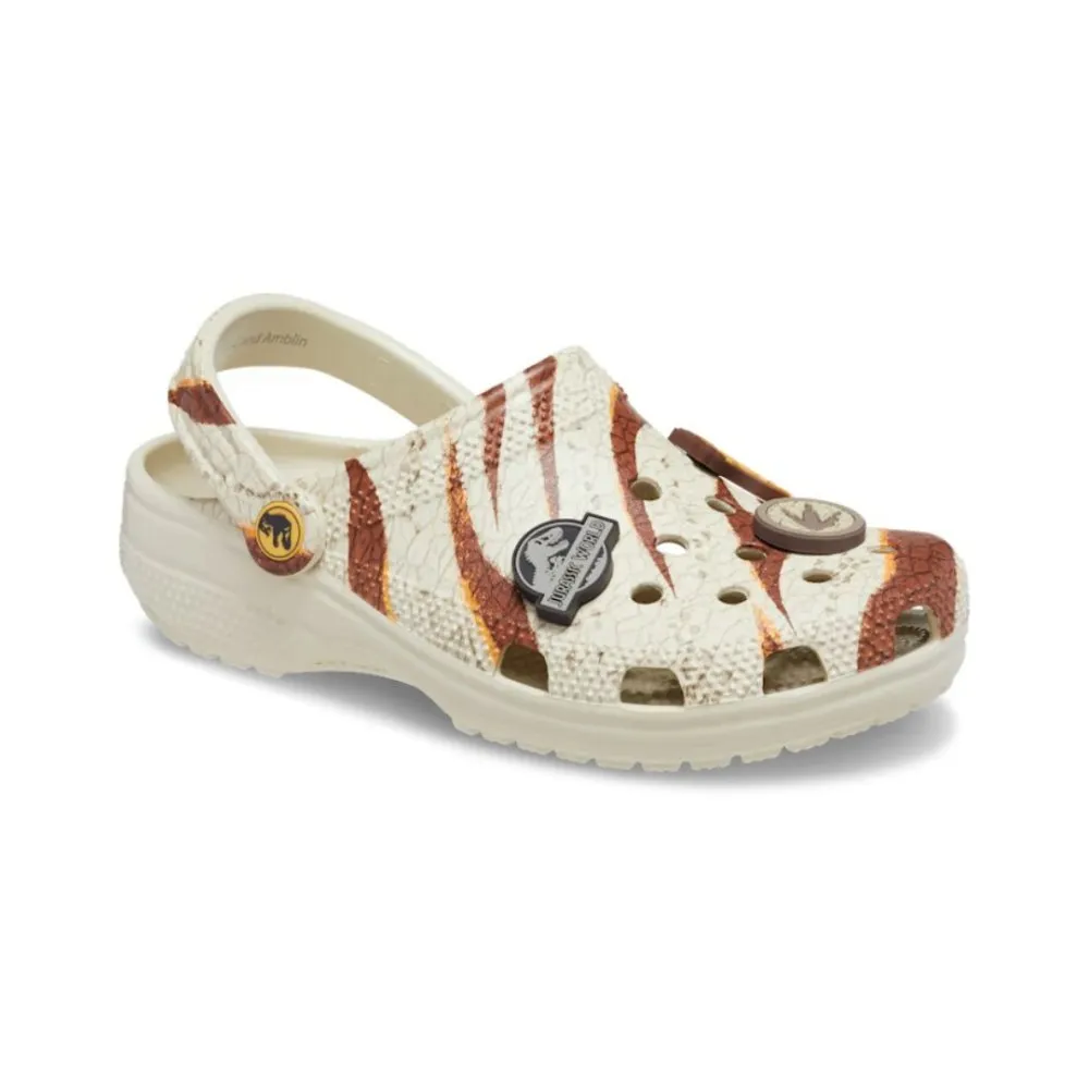 Crocs Adult Jurassic World Classic Clog - Bone