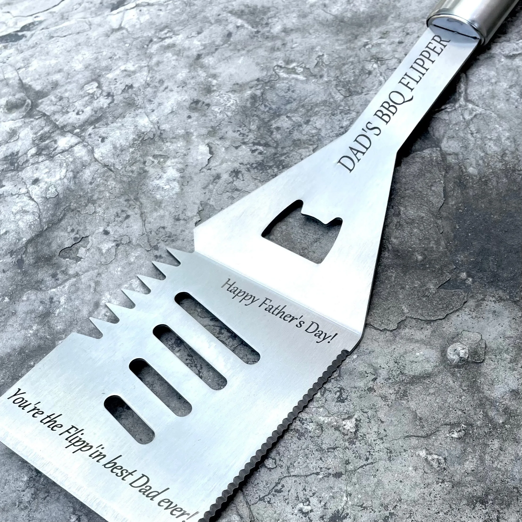 Custom Laser Engraved Elite BBQ Flipper