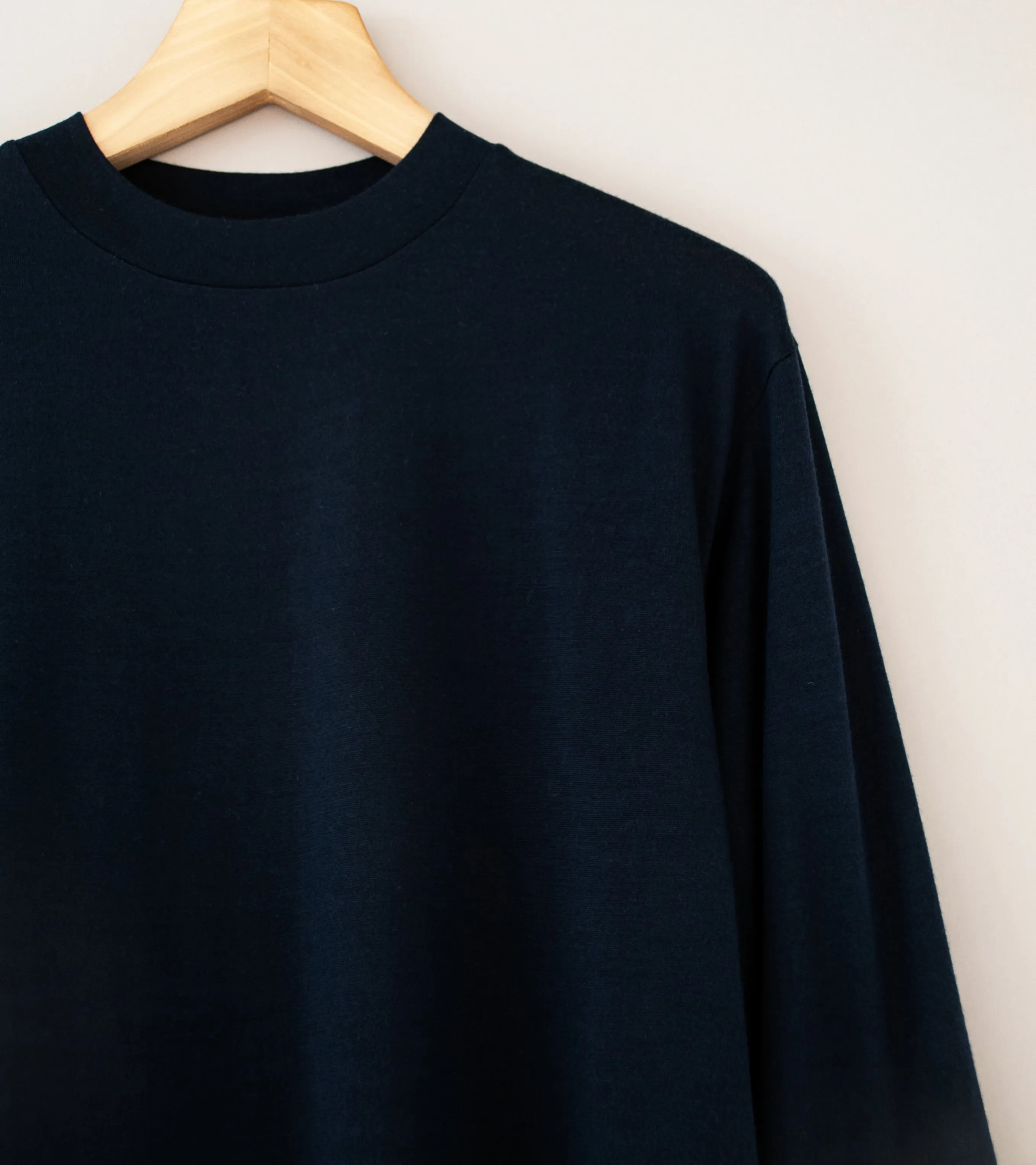 Fil Melange 'Woods Long Sleeve Pullover' (Navy Wool)