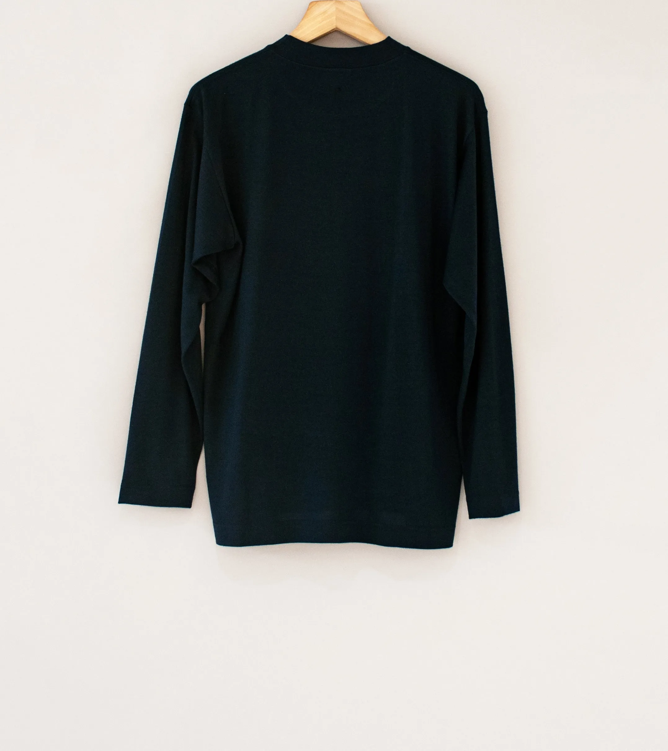 Fil Melange 'Woods Long Sleeve Pullover' (Navy Wool)