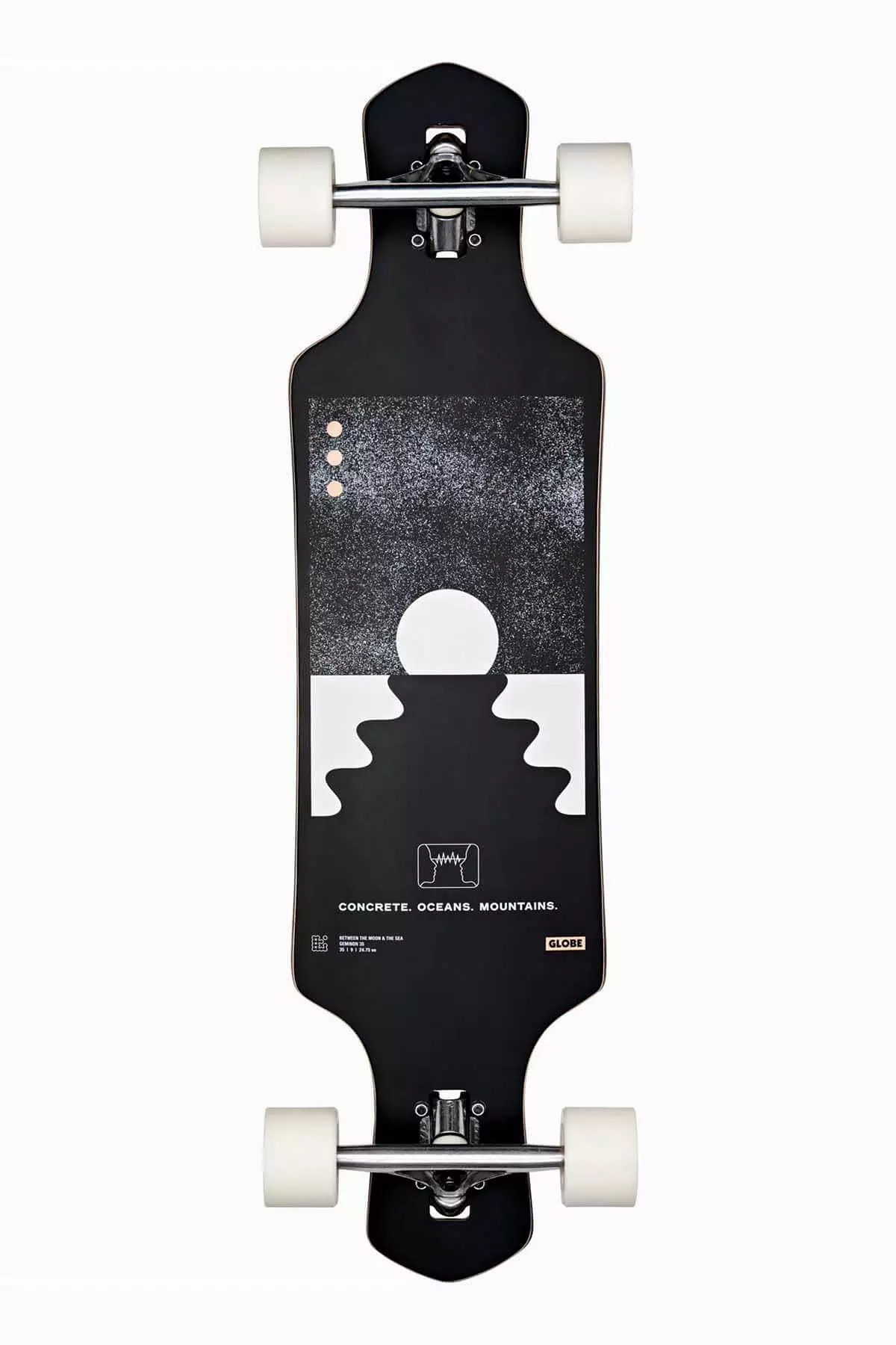 Geminon - Tidal Force/Black - 35 Longboard