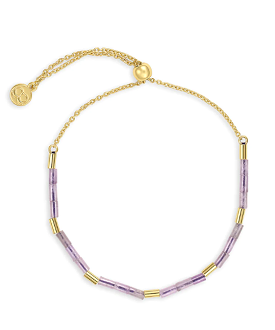 Gorjana Tatum Power Gemstone Bracelet  Amethyst/Gold