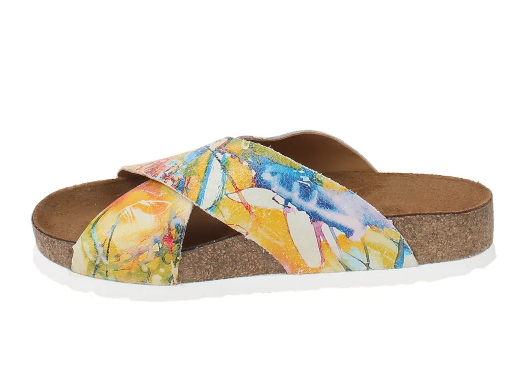 Haflinger Sandals Mio Yellow Multi