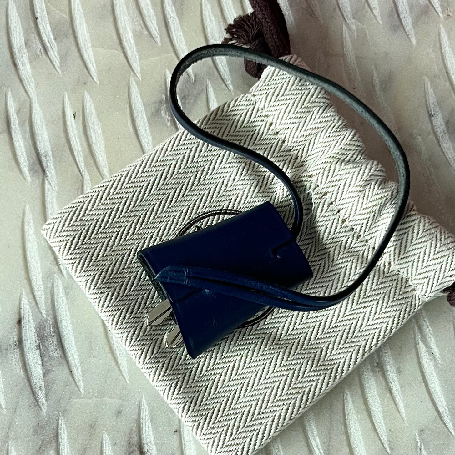 Hermes Two-Tone Blue Sapphire Magnolia Herbag 31