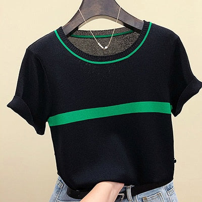 How you can find blouse Short Sleeve Tees Tops 23