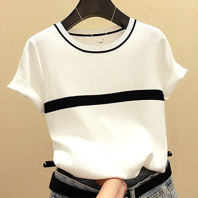 How you can find blouse Short Sleeve Tees Tops 23