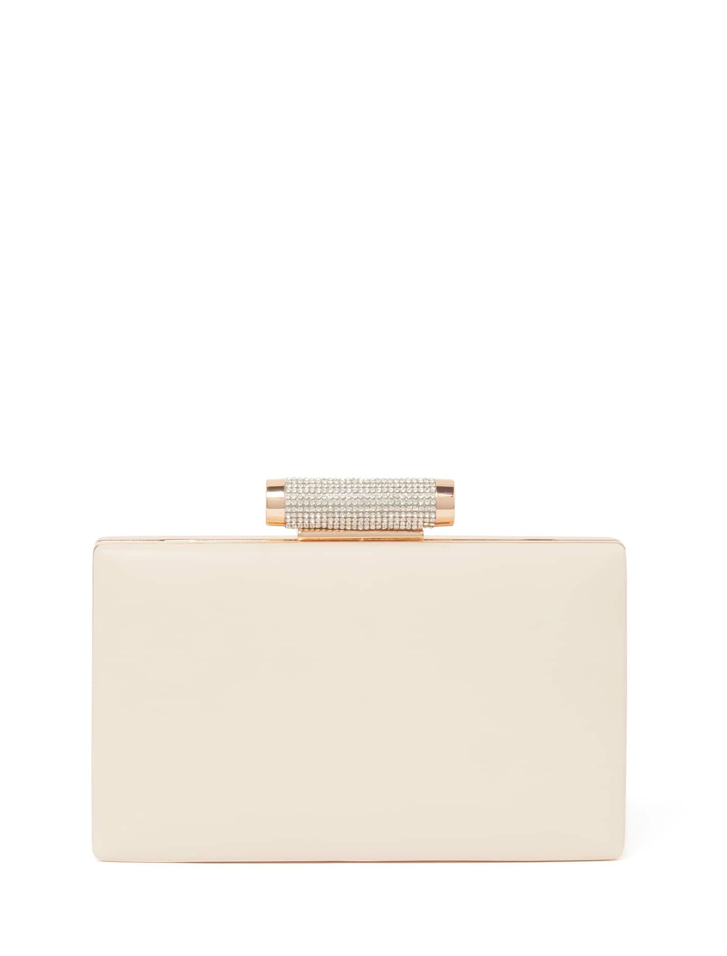 Jacqui Crystal Clasp Hardcase Clutch