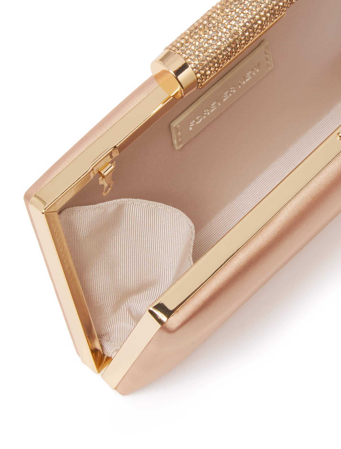 Jacqui Crystal Clasp Hardcase Clutch