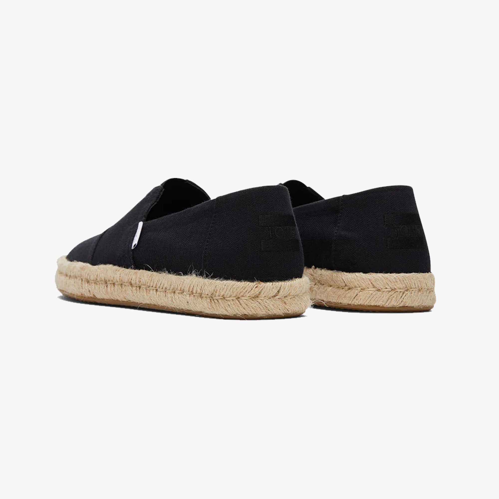 JUTE WRAP ESPADRILLES 'BLACK'