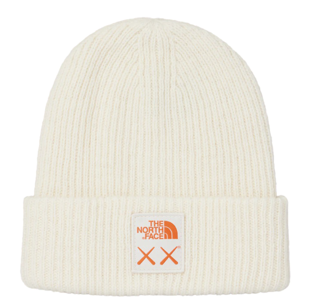 KAWS x The North Face Beanie White