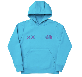 KAWS x The North Face Hoodie Blue/Purple