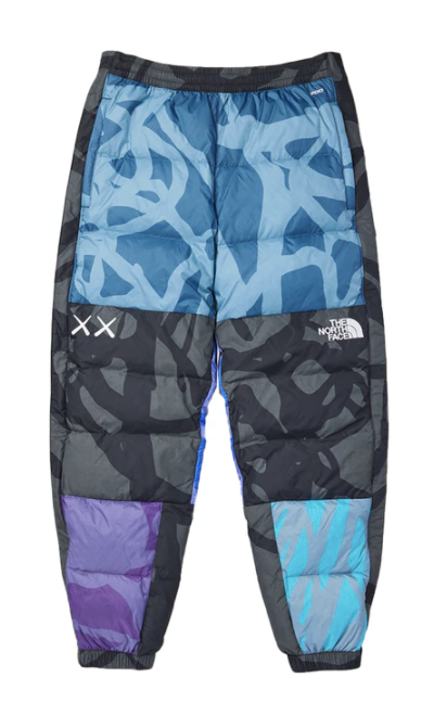 KAWS x The North Face Puffer Pants Black