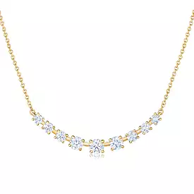 KWIAT Starry Night Nine-Stone Demi Necklace with Diamonds