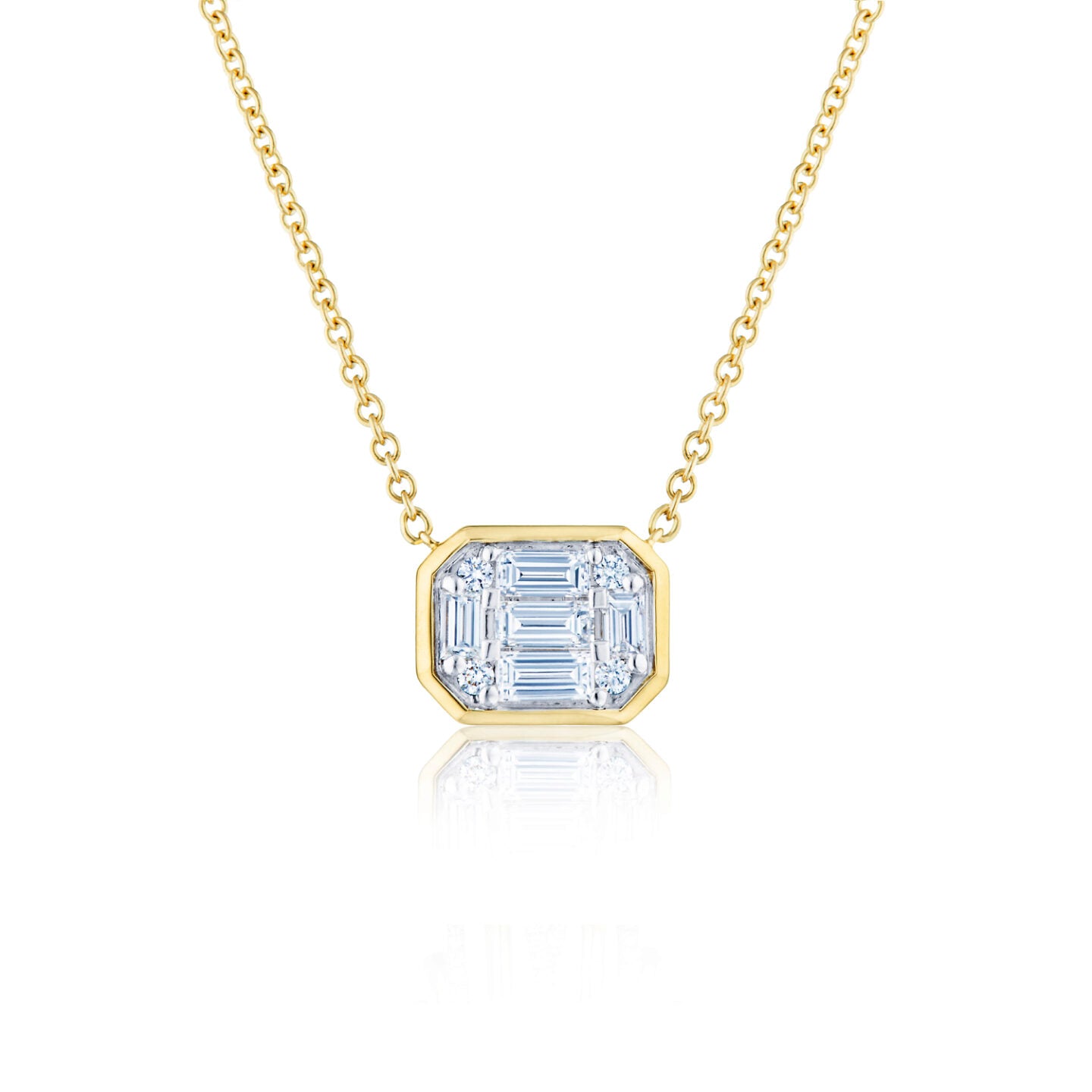 KWIAT Sunburst Pendant with Diamonds