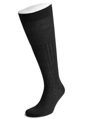 Long Black Wool Socks