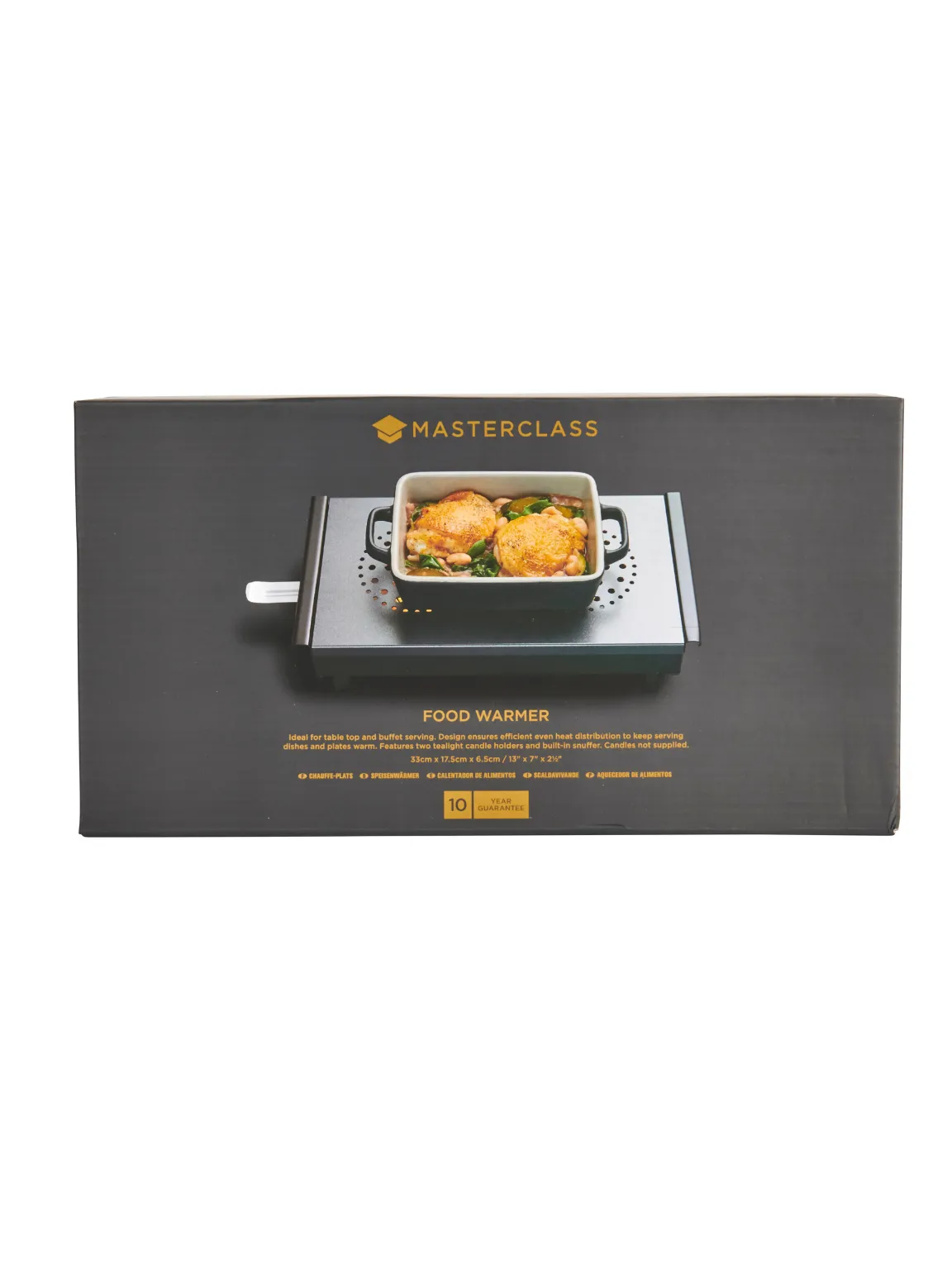 MasterClass Double Light Food Warmer