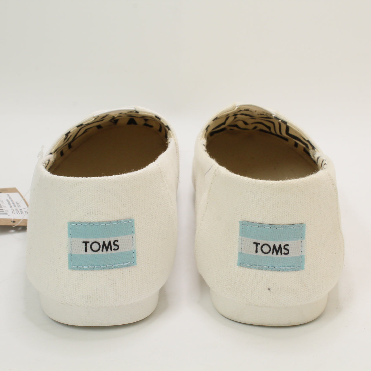 Mens Toms Classic Alpargata White Recycled Cotton Canvas