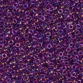 Miyuki Boncuk, MiyukiRoundBeads15/0-0352 Purple Lined Amethyst AB