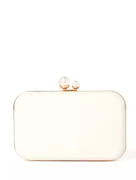 Nancy Pearl Clasp Hardcase Clutch