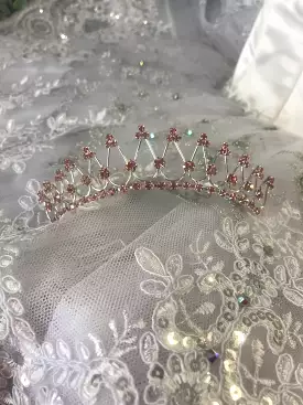 Pink Aurora tiara