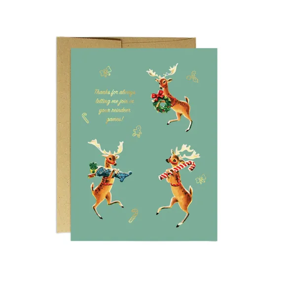 Reindeer Games Card