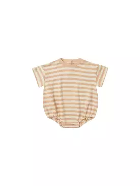 Rylee & Cru - Apricot Stripe Relaxed Bubble Romper