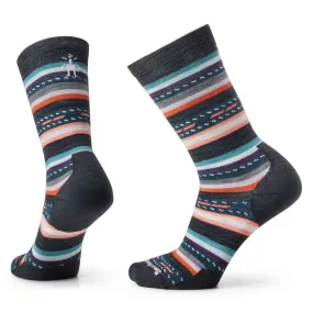 Smartwool Everyday Margarita Crew Socks In Charcoal