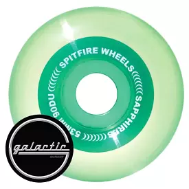 Spitfire 90D Sapphire Clear/Green Wheel 53mm