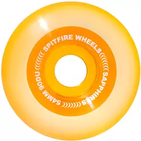 Spitfire Sapphire Clear Orange Wheels 90D 54mm