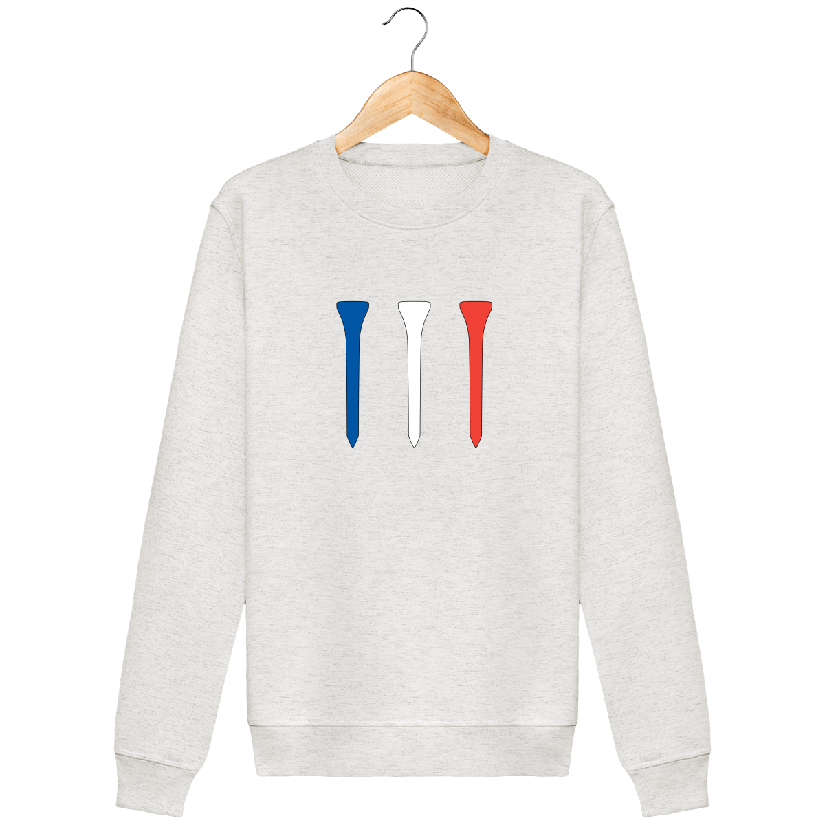 Sweat Col Rond TEES BLEU BLANC ROUGE