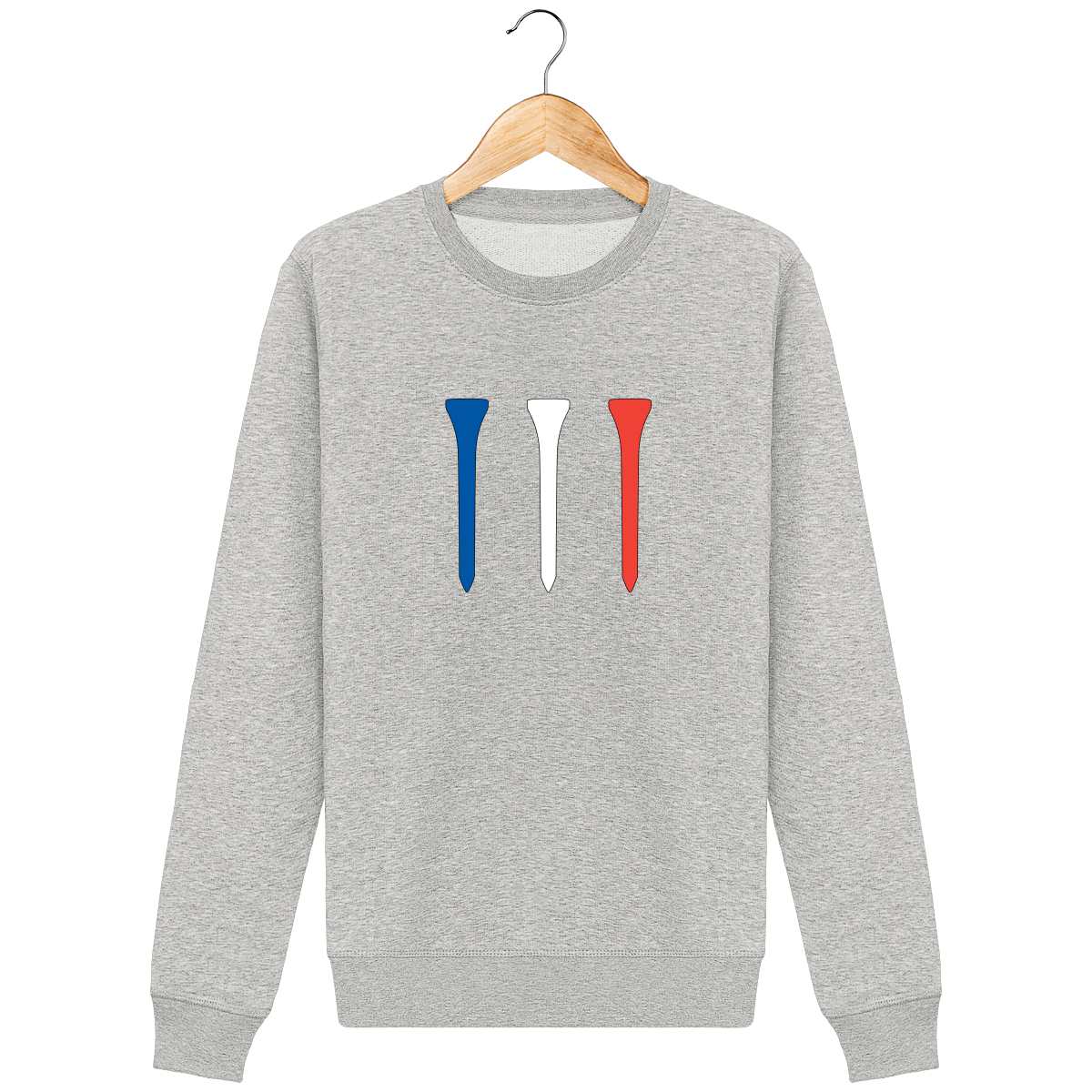 Sweat Col Rond TEES BLEU BLANC ROUGE