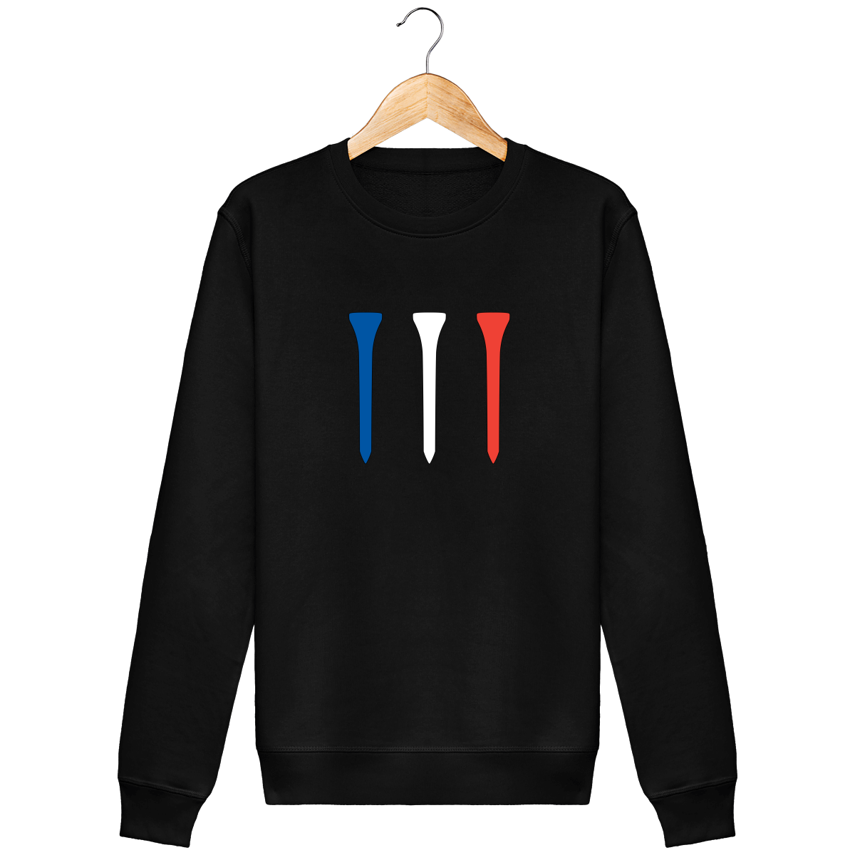 Sweat Col Rond TEES BLEU BLANC ROUGE