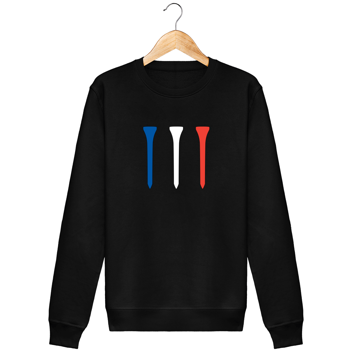 Sweat Col Rond TEES BLEU BLANC ROUGE