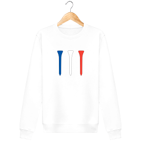 Sweat Col Rond TEES BLEU BLANC ROUGE