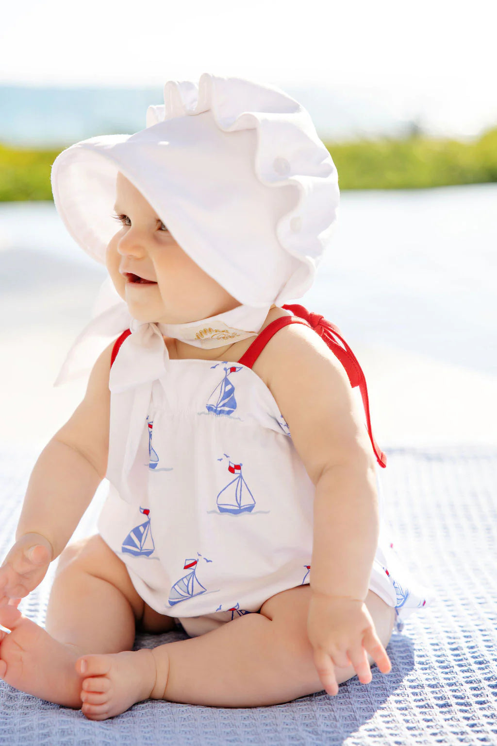 The Beaufort Bonnet Company - Chesapeake Bay Boats Rosey Romper