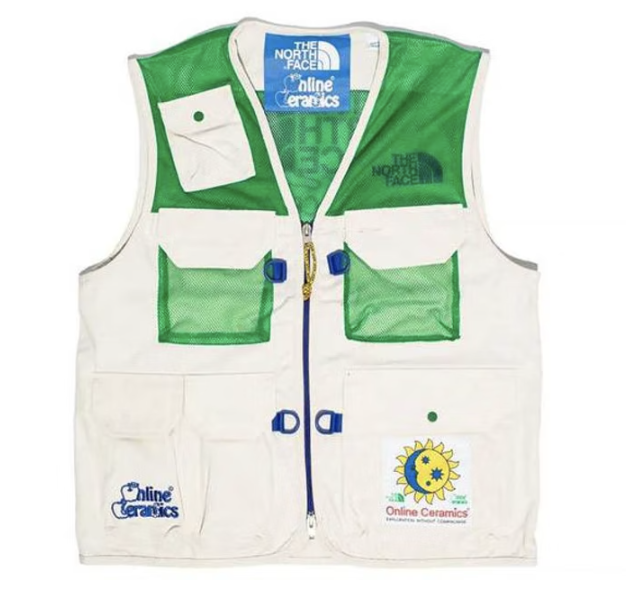 The North Face x Online Ceramics M66 Utility Vest White Green