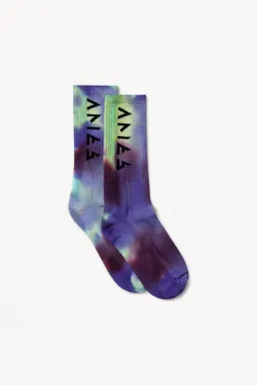 Tie Dye Rune Sock