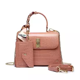 Top Handle Handbag With Clasp TK 22474