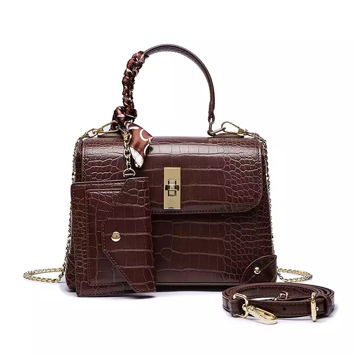 Top Handle Handbag With Clasp TK 22474