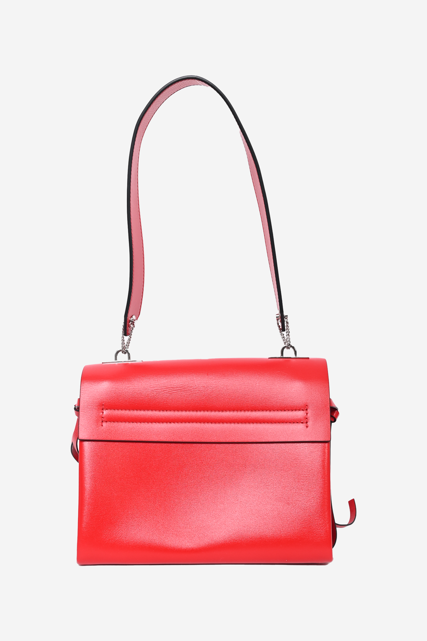 Valentino Red Leather 'Love' Shoulder Bag